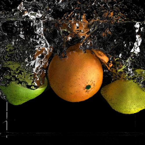 Realistic fruit splash in Cycles preview image